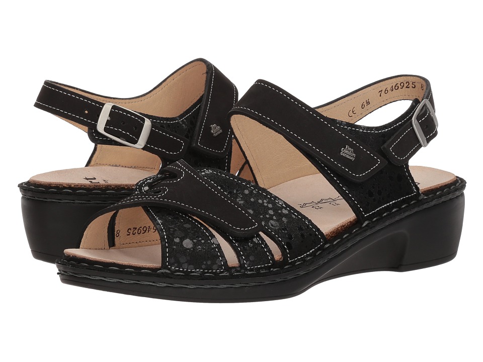 Finn Comfort Buka (Black) Sandals