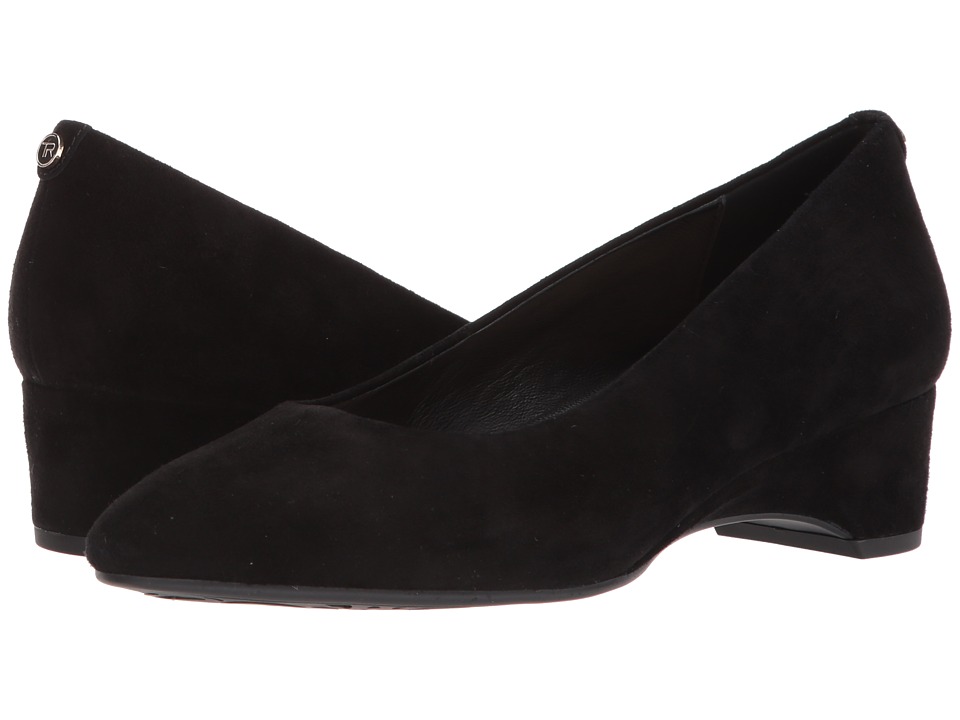 Taryn Rose Babs (Black Silky Suede) Women's Shoes