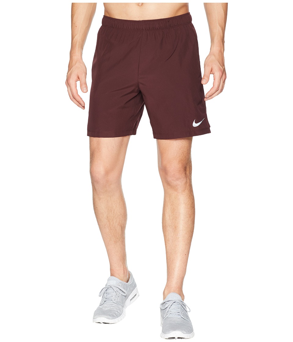 Nike Challenger 7 Running Short (Burgundy Crush/Burgundy Crush) Men