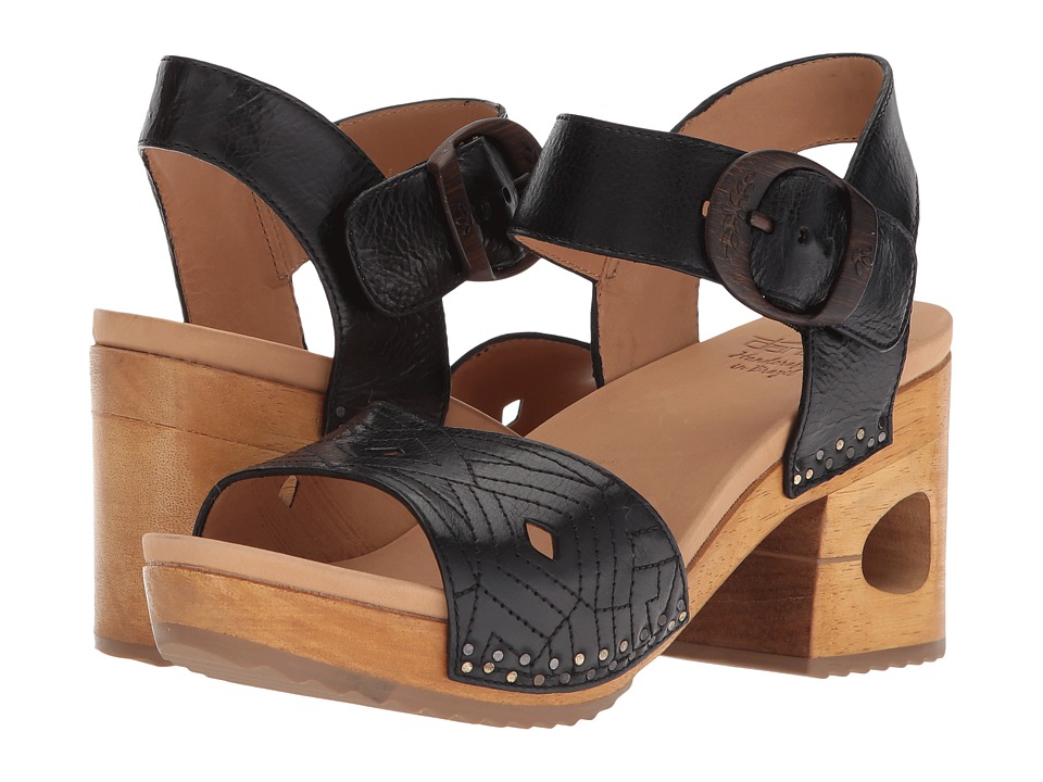 Dansko Odele (Black Tumbled Calf) Women's Clog/Mule Shoes