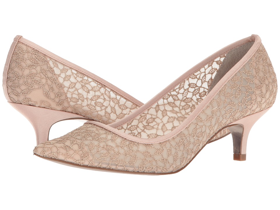 Adrianna Papell Lois Lace (Blush Valencia Lace) 1-2 inch heel Shoes
