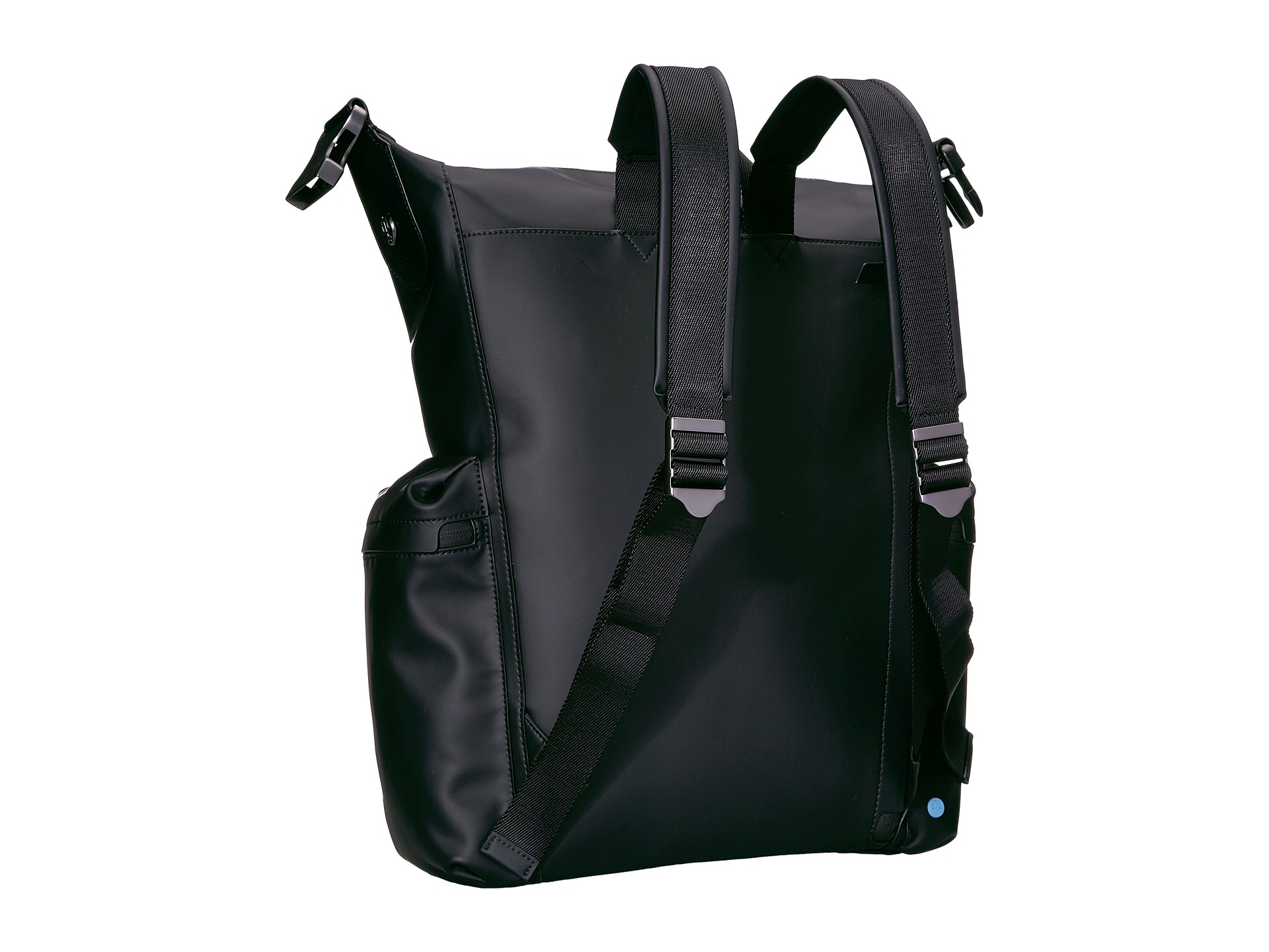 clime rubberized rolltop backpack