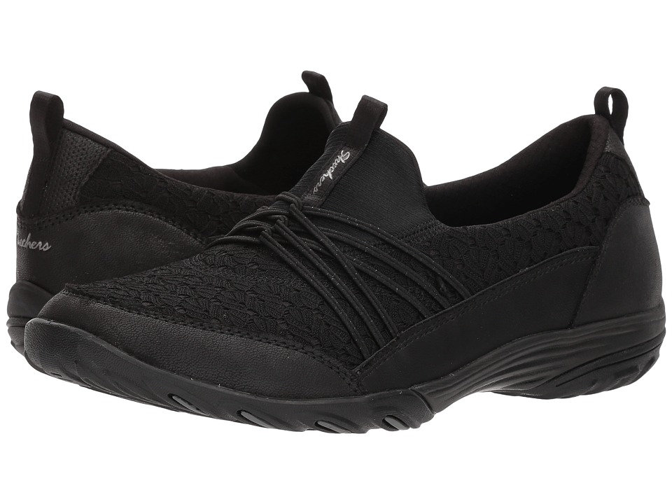 SKECHERS Empress - Wide-Awake (Black) Slip-On Shoes
