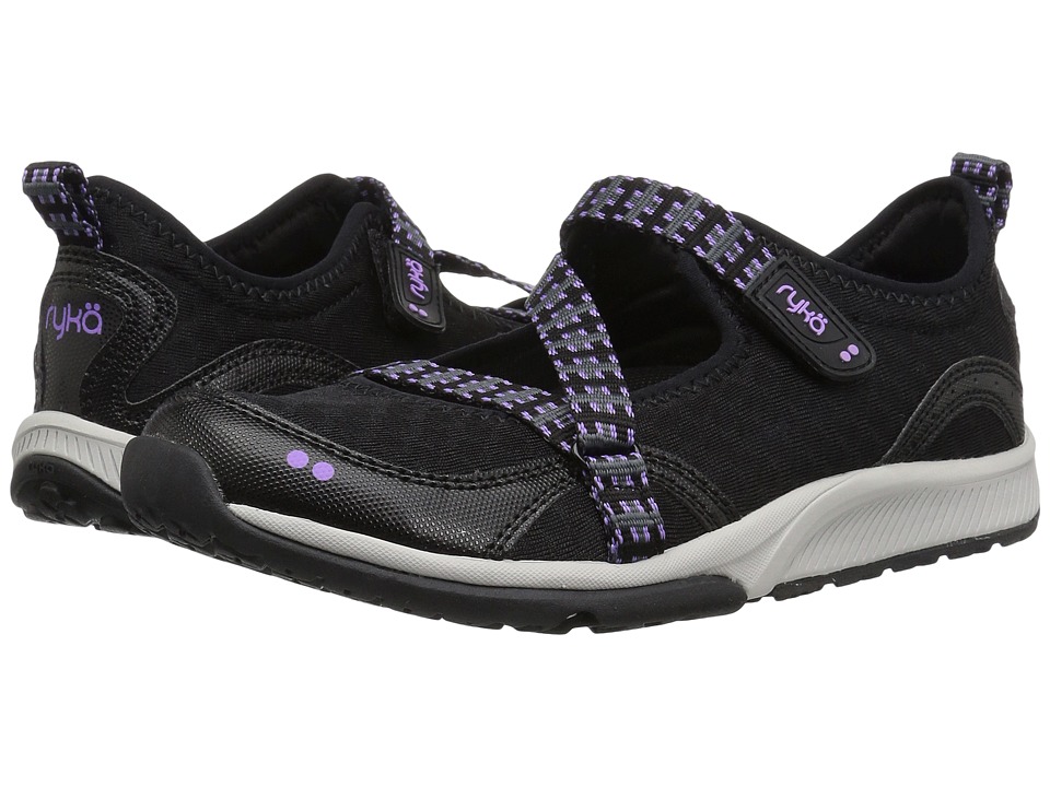 Ryka Kailee (Black/Purple Ice/Summer Grey) Women's Shoes