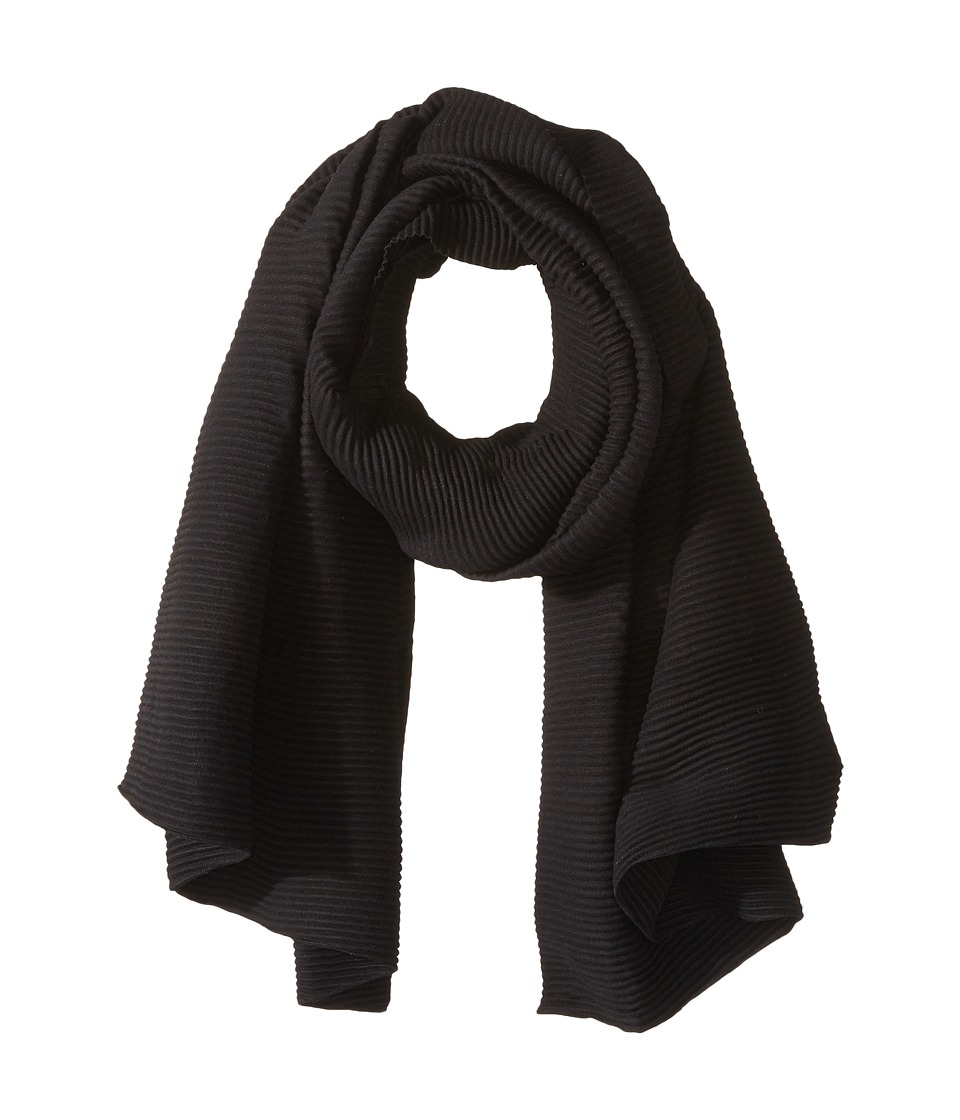UPC 051059428963 product image for Vince Camuto - Pleated Oversize Wrap (Black) Scarves | upcitemdb.com