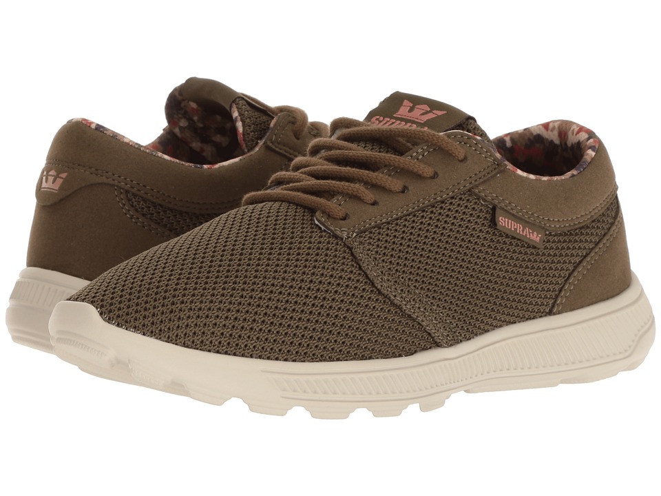 Supra Hammer Run (Olive/Bone) Women's Skate Shoes