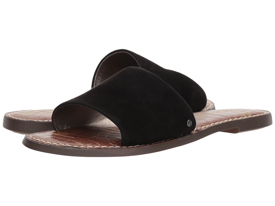 Sam Edelman Gio (Black Kid Suede Leather) Slides