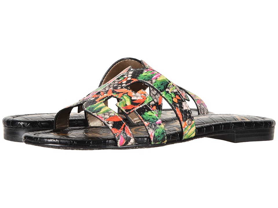 Sam Edelman Bay (Bright Multi Blooming Cactus Shiny Burmese) Slides