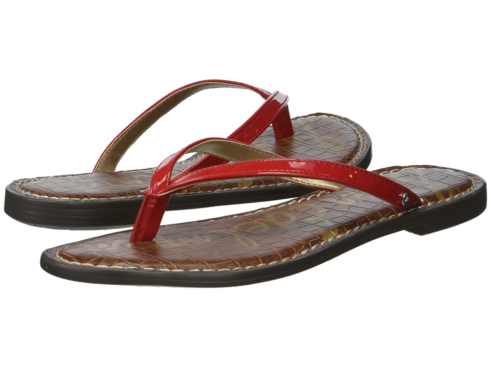 Sam Edelman Gracie (Candy Red Patent) Sandals