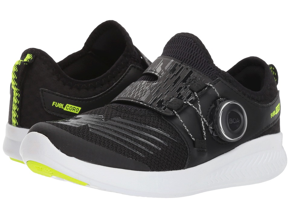 New Balance Kids - FuelCore Reveal (Little Kid) (Black/Hi-Lite) Boys Shoes