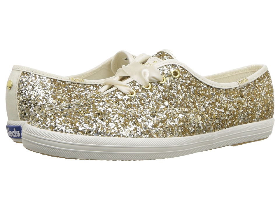 Keds x kate spade new york Champion (Platinum Glitter) Women's Shoes