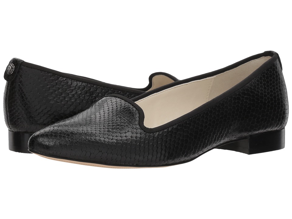 Anne Klein - Oni (Black/Black) Womens Dress Flat Shoes