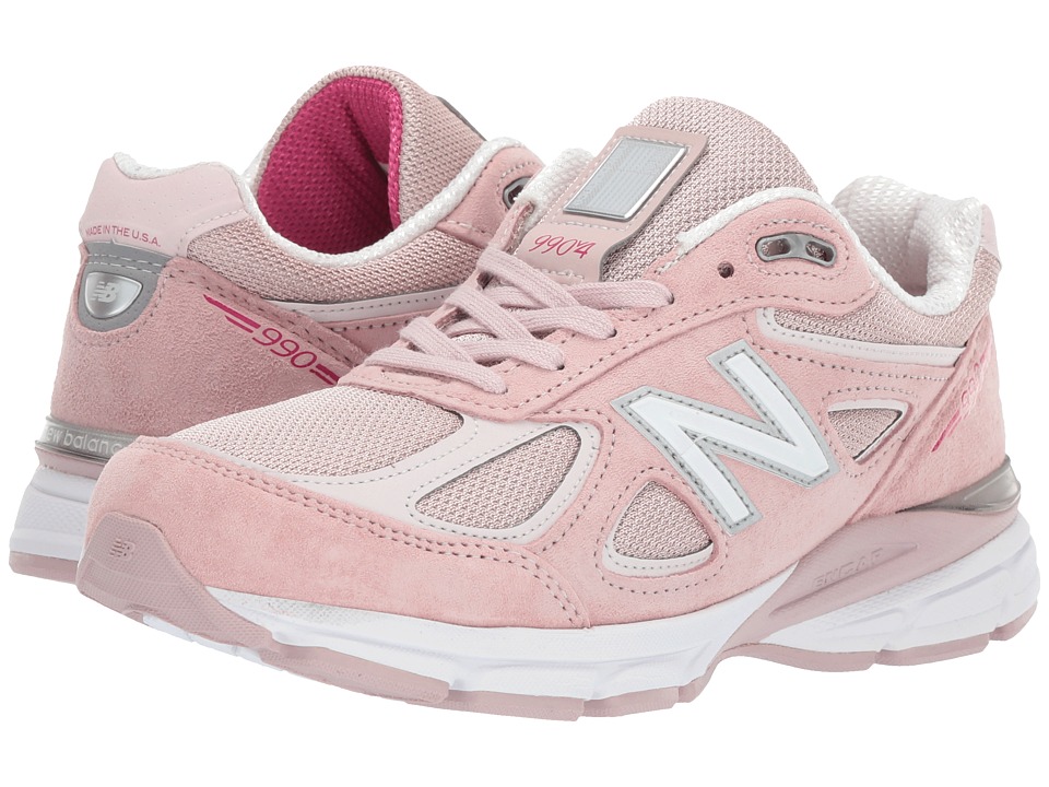 New Balance W990v4 (Faded Rose/Komen Pink) Women's Running Shoes