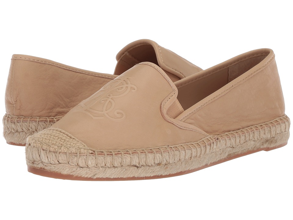LAUREN Ralph Lauren Destini (Straw Super Soft Leather) Women's Shoes
