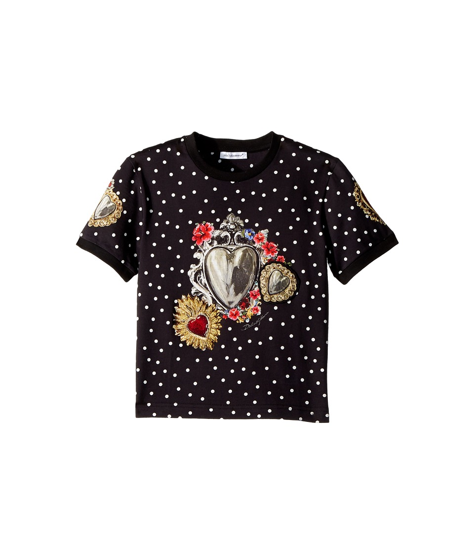 Dolce & Gabbana Kids - T-Shirt (Little Kids) (Black Print) Boys Clothing