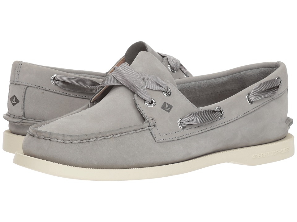 Sperry A/O Satin Lace (Grey) Slip-On Shoes