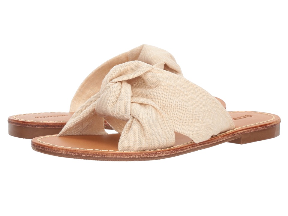 Soludos Knotted Slide Sandal (Blush) Sandals