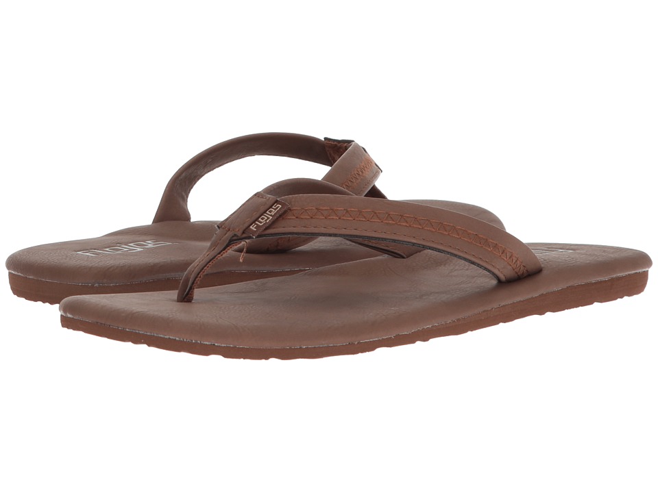 Flojos Claire (Rum) Women's Toe Open Shoes