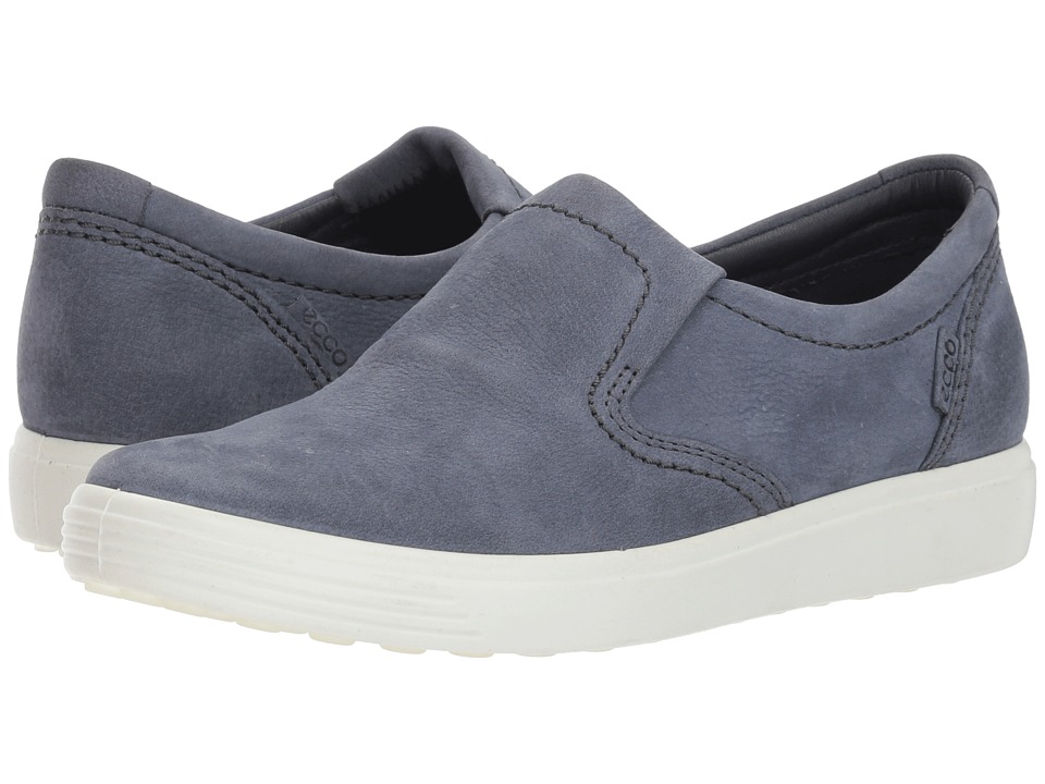 ECCO Soft 7 Slip-On (Ombre Cow Nubuck) Slip-On Shoes