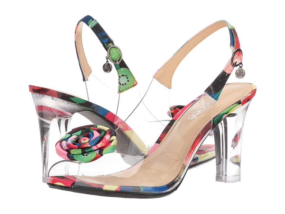 J. Renee Adoracion (Clear/Black/Blue/Red) High Heels