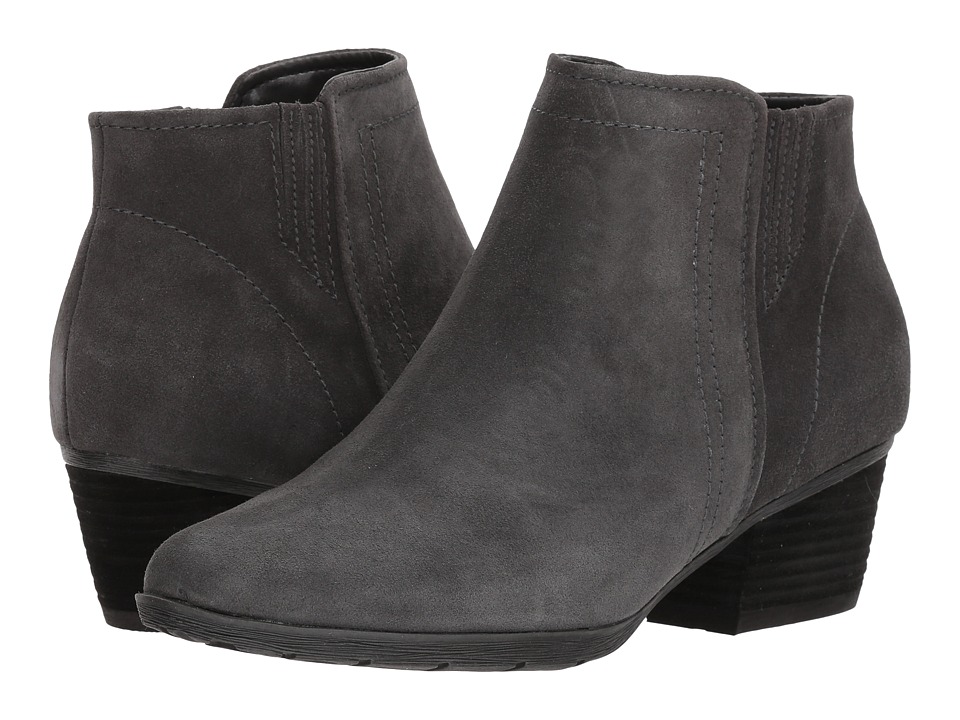 Blondo Valli Waterproof Bootie (Dark Grey Suede)