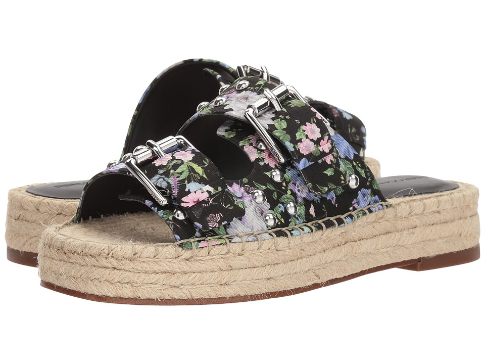 Rebecca Minkoff Jodi (Black Garden Floral Silk) Women