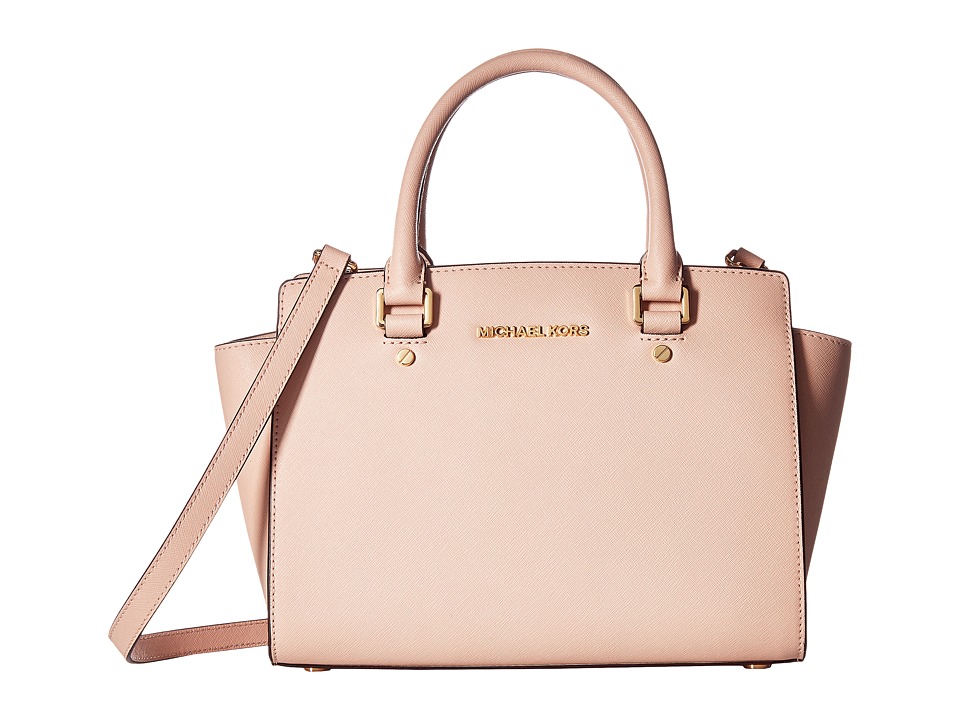 Michael Kors Selma Medium Top Zip Satchel Soft Pink Michael Kors Selma Medium Top Zip Satchel Soft Pink Handbags