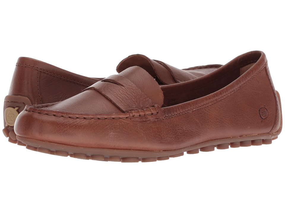 Born Malena (Light Brown Full Grain Leather) Flats