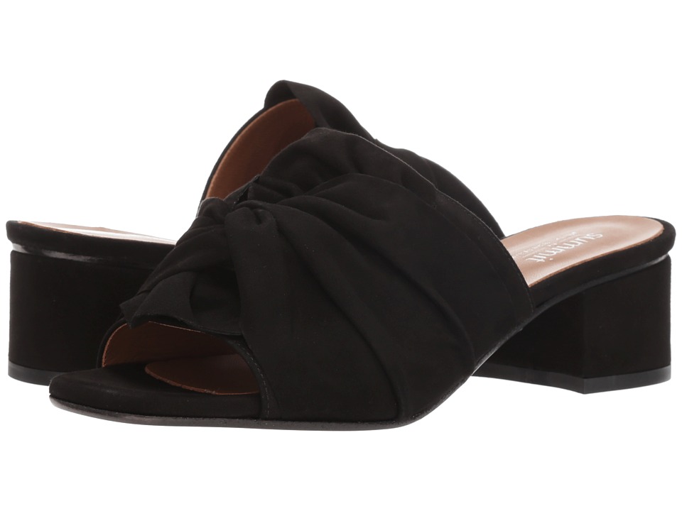 Summit by White Mountain Noelle (Black Suede) 1-2 inch heel Shoes