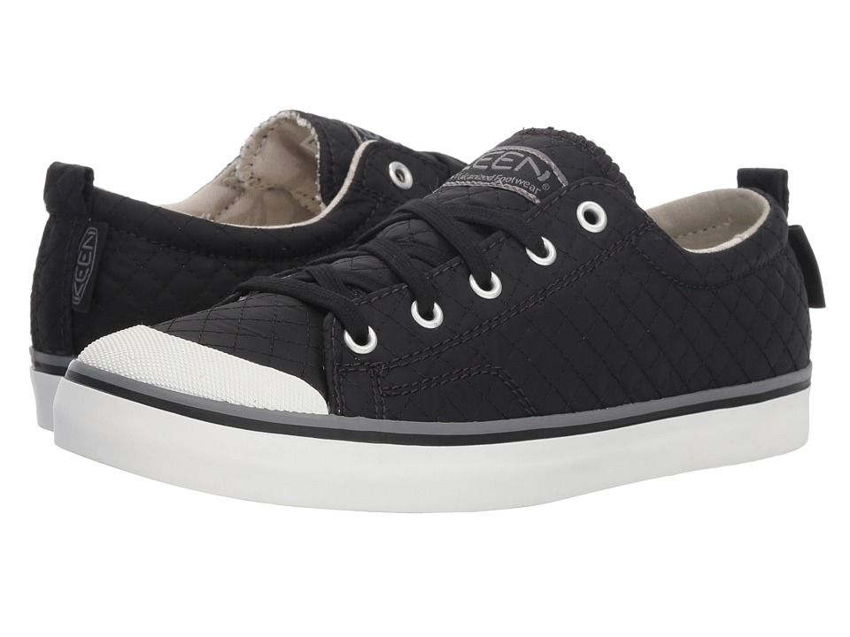 Keen Elsa II Sneaker Quilted (Black/Steel Grey) Women's Shoes