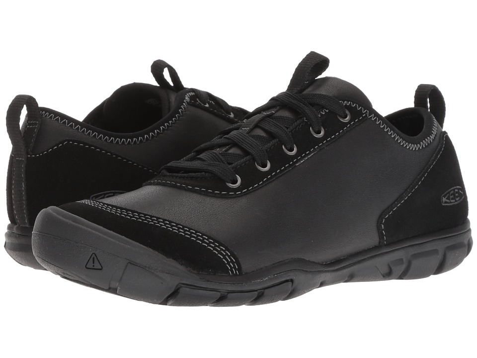 Keen Hush Leather (Black) Women's Shoes