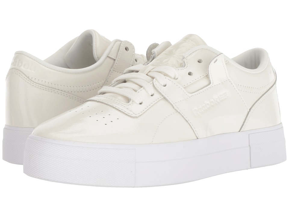 Reebok Lifestyle Workout Lo FVS (Shiny Suede/White/Chalk) Women's Classic Shoes
