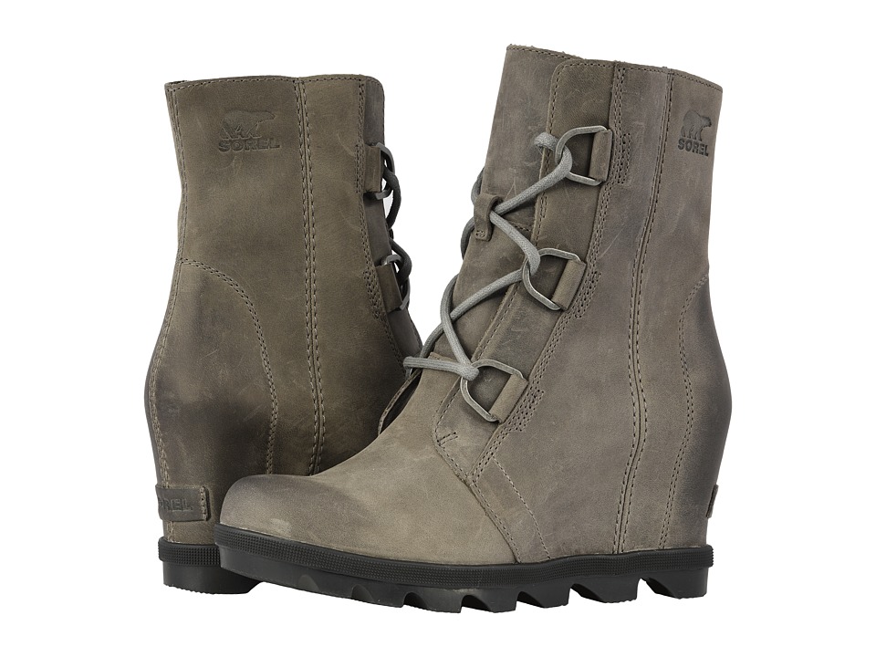 SOREL Joan of Arctic Wedge II (Quarry) Women's Waterproof Boots