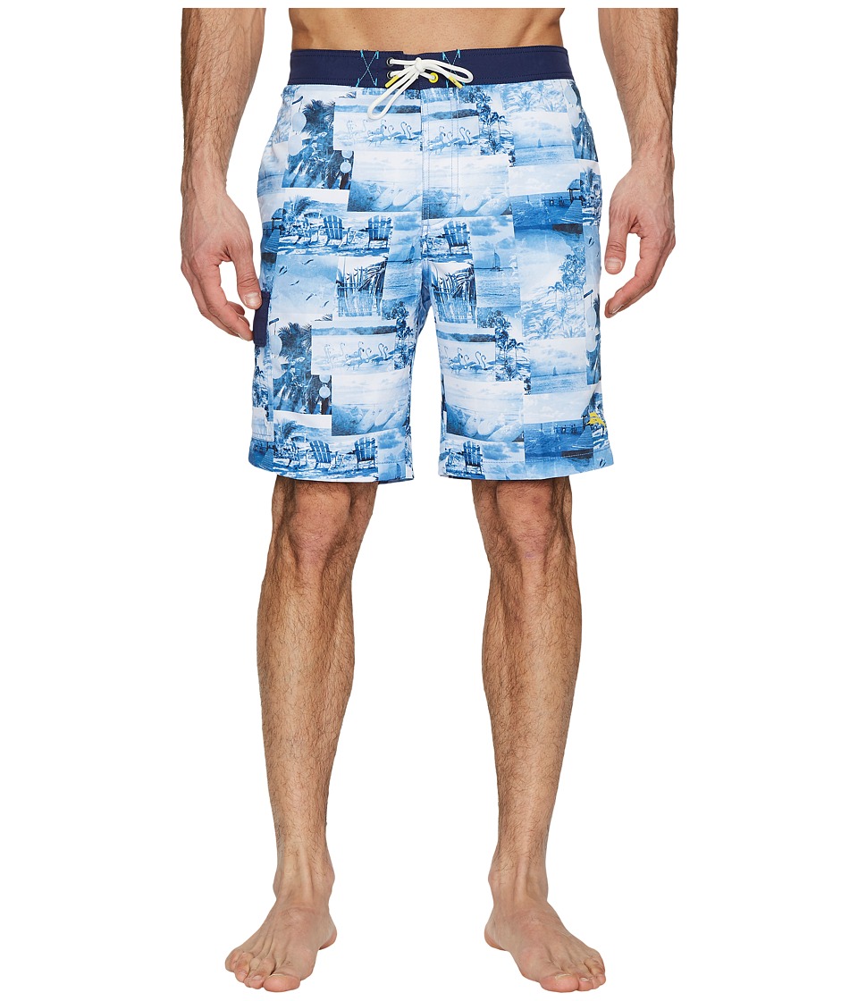 UPC 023793958587 product image for Tommy Bahama - Baja Coast Busters Swim Trunk (Dockside Blue) Men's Swimwear | upcitemdb.com