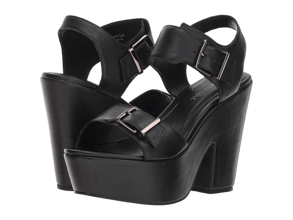 Kenneth Cole New York Shayla (Black Leather) Women's Shoes