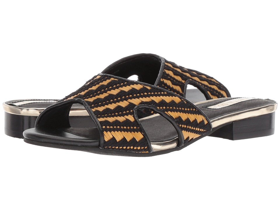 Kenneth Cole New York Viveca 2 (Black/Natural Fabric) Women's Shoes