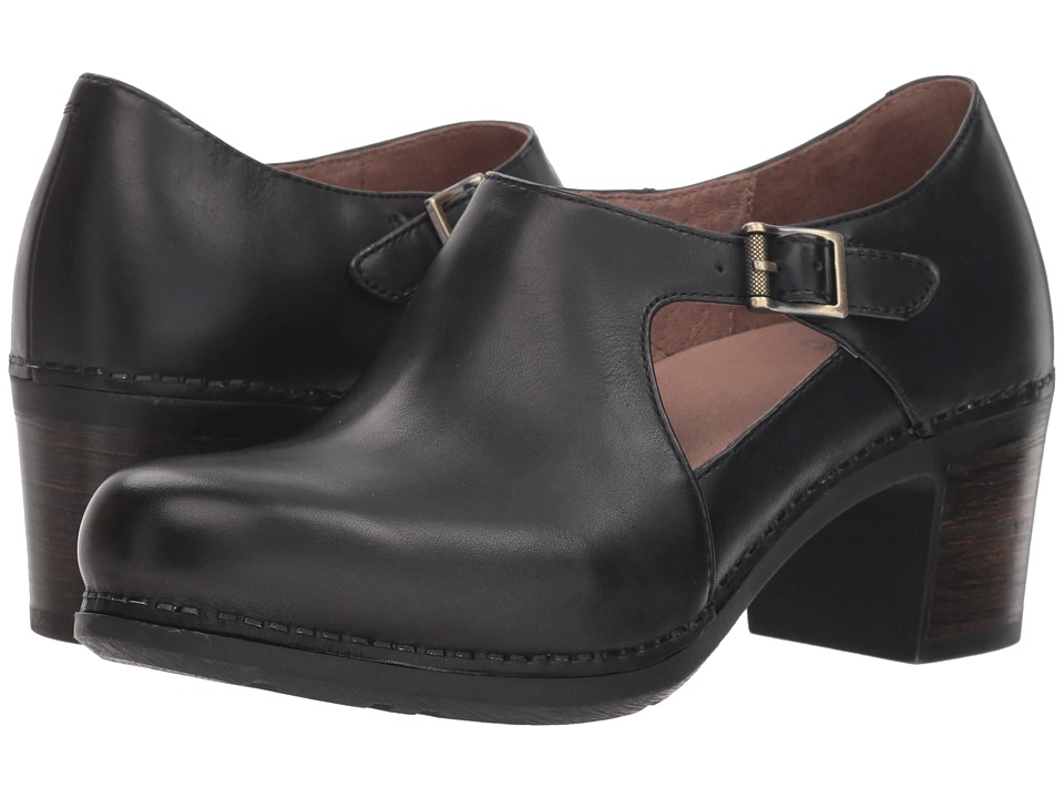 Dansko Hollie (Black Burnished Calf) Women's Shoes