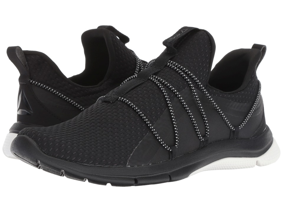 Reebok Print Her 3.0 (Black/White/Coal) Women's Running Shoes