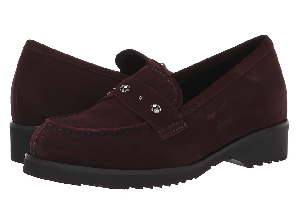 La Canadienne Hatty (Bordeaux Suede) Women's Shoes