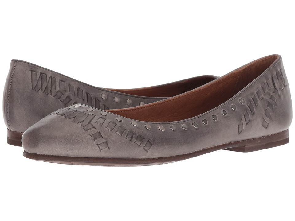 Frye Carson Whip Stud (Grey Antique Pull Up) Flats
