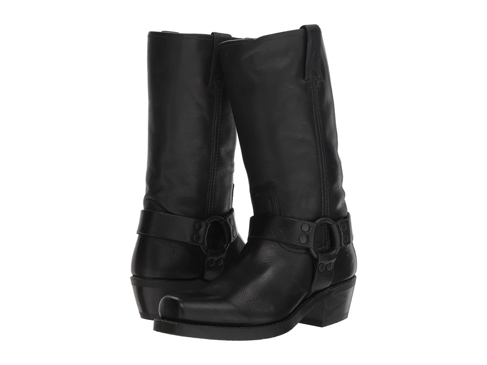 Frye Harness 12R (Black Antique Pull Up) Women's Pull-on Boots