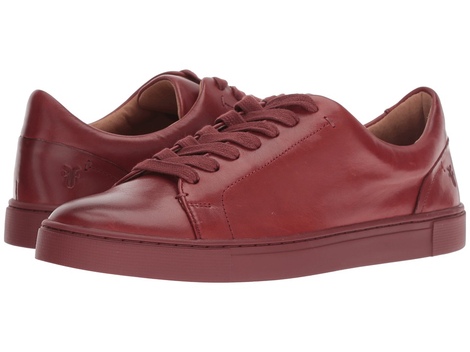 Frye Ivy Low Lace (Red Clay Polished Soft Full Grain)