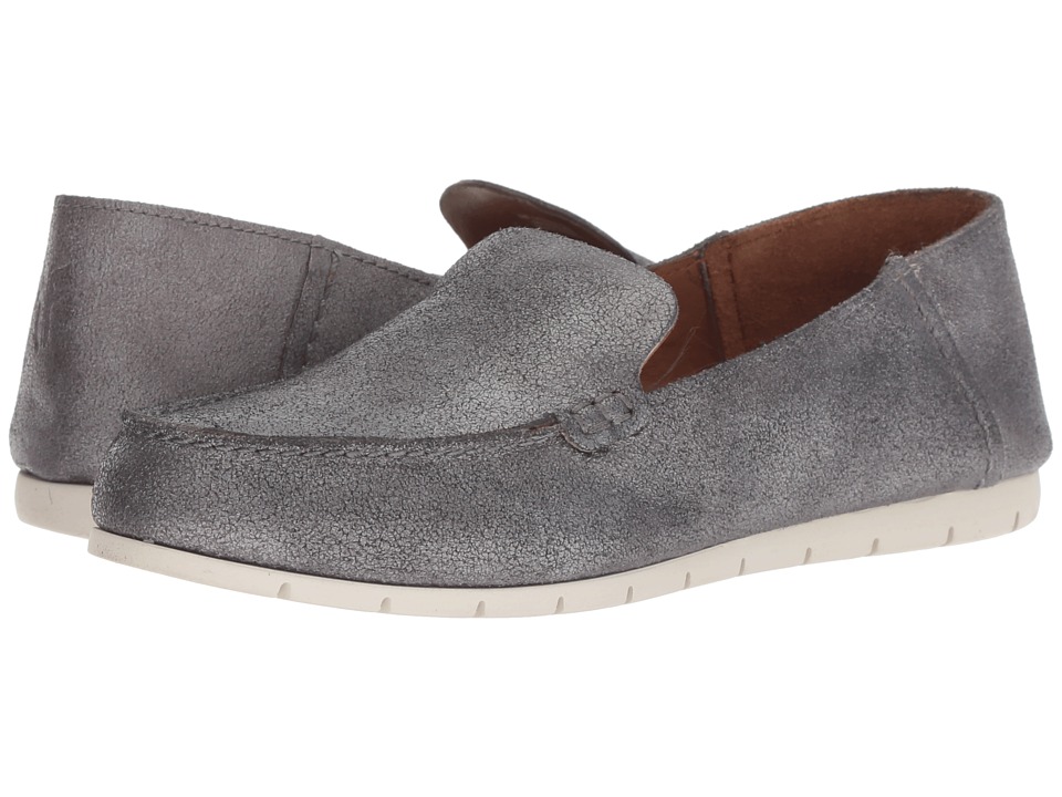 Frye Sedona Venetian Moc (Silver Metallic) Women's Moccasins
