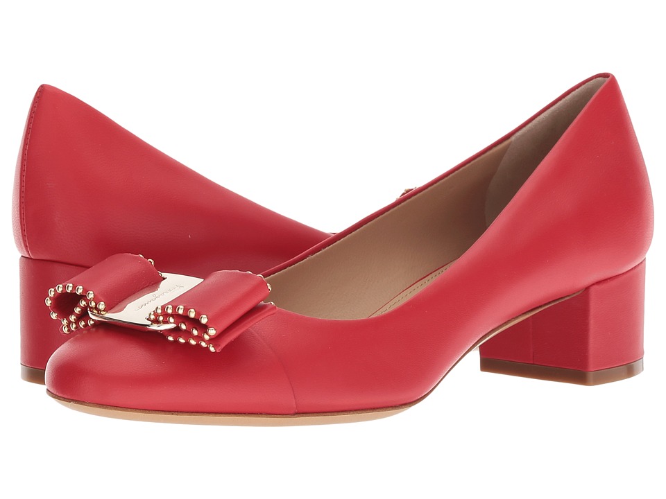 Salvatore Ferragamo Vara CT (Lipstick) High Heels