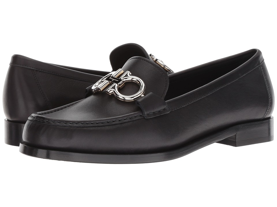 Salvatore Ferragamo Rolo (Nero) Slip-On Shoes