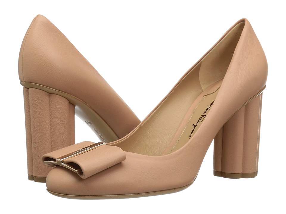 Salvatore Ferragamo Capua 85 (New Blush) High Heels
