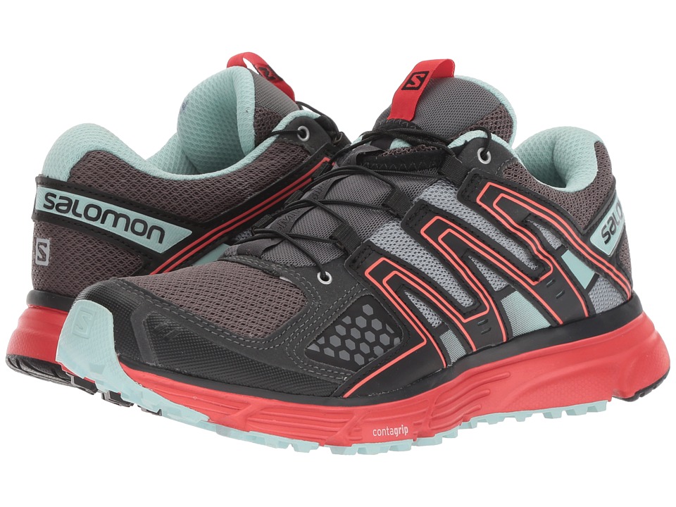Salomon X-Mission 3 (Magnet/Black/Poppy Red) Women's Shoes