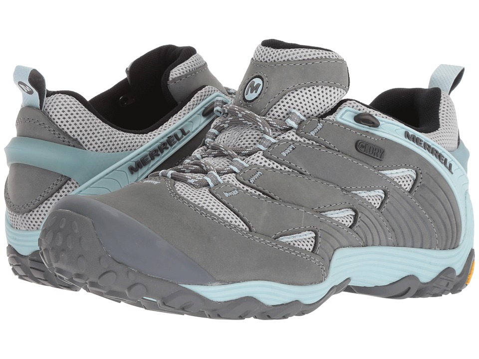 Merrell Chameleon 7 Waterproof (Frozen Blue) Women's Shoes