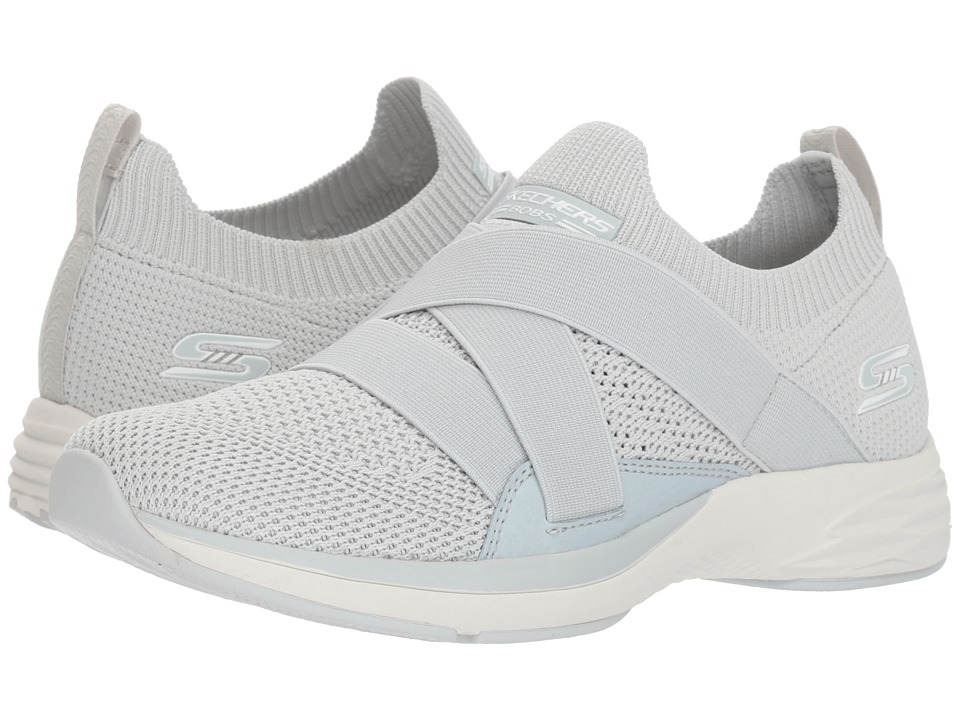 BOBS from SKECHERS Bobs Clique (Light Gray) Women's Shoes