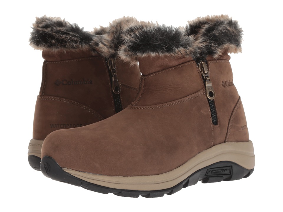 Columbia Bangor Shorty Omni-Heat (Dark Brown/Silver Sage) Women's Cold Weather Boots